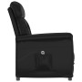 Sillón reclinable eléctrico de cuero sintético negro de vidaXL, Sillones - Ref: Foro24-3098341, Precio: 204,99 €, Descuento: %