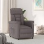 Sillón reclinable eléctrico de cuero sintético gris de vidaXL, Sillones - Ref: Foro24-3098344, Precio: 211,52 €, Descuento: %