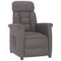 Sillón reclinable eléctrico de cuero sintético gris de vidaXL, Sillones - Ref: Foro24-3098344, Precio: 211,52 €, Descuento: %