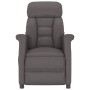 Sillón reclinable eléctrico de cuero sintético gris de vidaXL, Sillones - Ref: Foro24-3098344, Precio: 211,52 €, Descuento: %