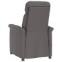 Sillón reclinable eléctrico de cuero sintético gris de vidaXL, Sillones - Ref: Foro24-3098344, Precio: 211,52 €, Descuento: %