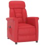 Sillón reclinable eléctrico de cuero sintético rojo de vidaXL, Sillones - Ref: Foro24-3098346, Precio: 281,00 €, Descuento: %