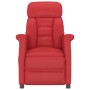 Sillón reclinable eléctrico de cuero sintético rojo de vidaXL, Sillones - Ref: Foro24-3098346, Precio: 281,00 €, Descuento: %