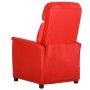 Sillón reclinable eléctrico de cuero sintético rojo de vidaXL, Sillones - Ref: Foro24-3098346, Precio: 281,00 €, Descuento: %