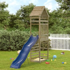 Outdoor playground made of impregnated pine wood by vidaXL, Swings and play structures - Ref: Foro24-3156918, Price: 290,99 €...