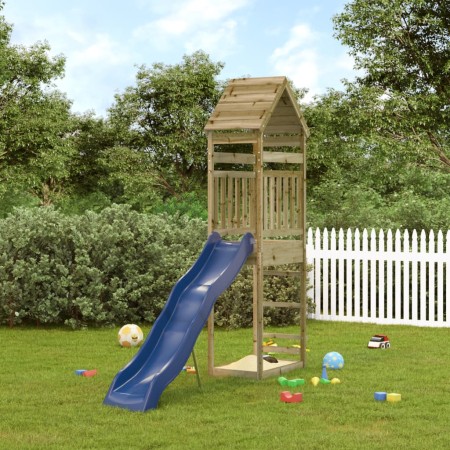 Spielplatz im Freien aus imprägniertem Kiefernholz von vidaXL, Schaukeln und Spielgeräte - Ref: Foro24-3156897, Preis: 277,38...