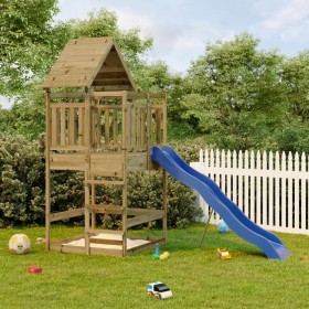 Spielplatz im Freien aus imprägniertem Kiefernholz von vidaXL, Schaukeln und Spielgeräte - Ref: Foro24-3157014, Preis: 448,91...