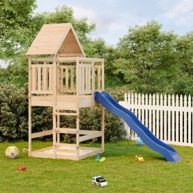 Spielplatz im Freien aus massivem Zirbenholz von vidaXL, Schaukeln und Spielgeräte - Ref: Foro24-3157012, Preis: 396,99 €, Ra...