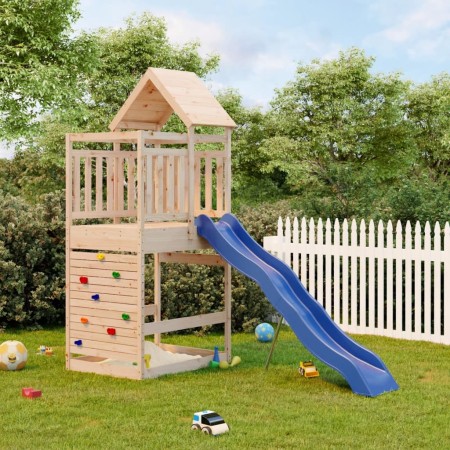 Spielplatz im Freien aus massivem Kiefernholz von vidaXL, Schaukeln und Spielgeräte - Ref: Foro24-3156982, Preis: 369,23 €, R...