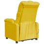 Sillón elevable de tela amarillo de vidaXL, Sillones - Ref: Foro24-3100351, Precio: 338,46 €, Descuento: %