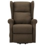 Sillón elevable tela marrón de vidaXL, Sillones - Ref: Foro24-289734, Precio: 381,27 €, Descuento: %