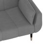 Sofá cama de 2 plazas con dos almohadas terciopelo gris claro de vidaXL, Sofás - Ref: Foro24-337582, Precio: 323,14 €, Descue...