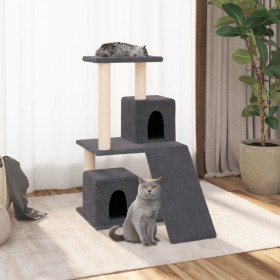 Kratzbaum für Katzen mit dunkelgrauen Sisalpfosten 82 cm von vidaXL, Katzenmöbel - Ref: Foro24-171665, Preis: 41,99 €, Rabatt: %