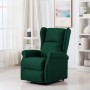 Sillón elevable tela verde oscuro de vidaXL, Sillones - Ref: Foro24-289736, Precio: 366,10 €, Descuento: %