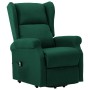 Sillón elevable tela verde oscuro de vidaXL, Sillones - Ref: Foro24-289736, Precio: 402,99 €, Descuento: %