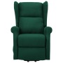 Sillón elevable tela verde oscuro de vidaXL, Sillones - Ref: Foro24-289736, Precio: 402,99 €, Descuento: %