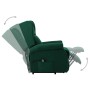 Sillón elevable tela verde oscuro de vidaXL, Sillones - Ref: Foro24-289736, Precio: 402,99 €, Descuento: %