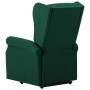 Sillón elevable tela verde oscuro de vidaXL, Sillones - Ref: Foro24-289736, Precio: 402,99 €, Descuento: %