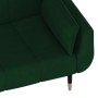 Sofá cama de 2 plazas con dos cojines terciopelo verde oscuro de vidaXL, Sofás - Ref: Foro24-337584, Precio: 308,60 €, Descue...