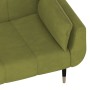 Two-seater sofa bed with two light green velvet cushions by vidaXL, Sofas - Ref: Foro24-337585, Price: 291,78 €, Discount: %