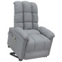 Sillón de masaje elevable tela gris claro de vidaXL, Sillones de masaje eléctricos - Ref: Foro24-3100352, Precio: 345,71 €, D...