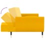 2-seater sofa bed with two yellow velvet cushions by vidaXL, Sofas - Ref: Foro24-337589, Price: 292,25 €, Discount: %