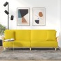 Sofa bed with armrests light yellow fabric by vidaXL, Sofas - Ref: Foro24-351847, Price: 236,06 €, Discount: %