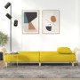 Sofa bed with armrests light yellow fabric by vidaXL, Sofas - Ref: Foro24-351847, Price: 236,06 €, Discount: %