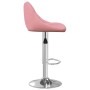 Pink velvet kitchen stool 2 units by vidaXL, Kitchen stools - Ref: Foro24-335310, Price: 144,99 €, Discount: %