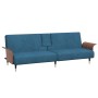 Schlafsofa mit Getränkehalter aus blauem Samt von vidaXL, Sofas - Ref: Foro24-351849, Preis: 318,91 €, Rabatt: %