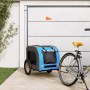 Pet Bicycle Trailer Iron Oxford Cloth Blue Gray by vidaXL, pet strollers - Ref: Foro24-93841, Price: 107,02 €, Discount: %