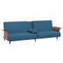 Schlafsofa mit Getränkehalter aus blauem Samt von vidaXL, Sofas - Ref: Foro24-351849, Preis: 318,91 €, Rabatt: %