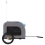 Pet Bicycle Trailer Iron Oxford Cloth Blue Gray by vidaXL, pet strollers - Ref: Foro24-93841, Price: 107,02 €, Discount: %