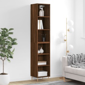 Tall brown oak plywood sideboard 34.5x32.5x180cm by vidaXL, Sideboards - Ref: Foro24-3189820, Price: 76,99 €, Discount: %