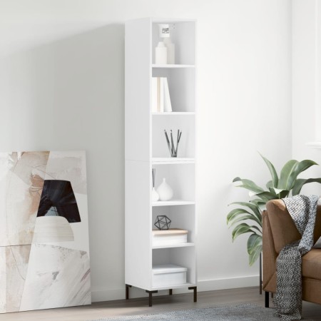 Tall white plywood sideboard 34.5x32.5x180 cm by vidaXL, Sideboards - Ref: Foro24-3189829, Price: 80,39 €, Discount: %