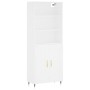 Tall white plywood sideboard 69.5x34x180 cm by vidaXL, Sideboards - Ref: Foro24-3189933, Price: 135,99 €, Discount: %