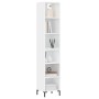 Tall white plywood sideboard 34.5x32.5x180 cm by vidaXL, Sideboards - Ref: Foro24-3189829, Price: 80,39 €, Discount: %