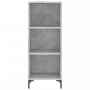 Concrete gray plywood sideboard 34.5x32.5x180 cm by vidaXL, Sideboards - Ref: Foro24-3189833, Price: 88,33 €, Discount: %