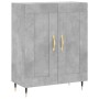 Hohes Sideboard Sperrholz grauer Beton 69,5x34x180 cm von vidaXL, Sideboards - Ref: Foro24-3189937, Preis: 122,31 €, Rabatt: %