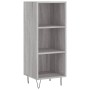 Aparador alto madera contrachapada gris Sonoma 34,5x32,5x180 cm de vidaXL, Aparadores - Ref: Foro24-3189827, Precio: 77,02 €,...