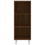 Aparador alto madera contrachapada roble marrón 34,5x32,5x180cm de vidaXL, Aparadores - Ref: Foro24-3189828, Precio: 77,20 €,...