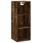 Aparador alto contrachapada roble ahumado 34,5x32,5x180 cm de vidaXL, Aparadores - Ref: Foro24-3189842, Precio: 77,99 €, Desc...