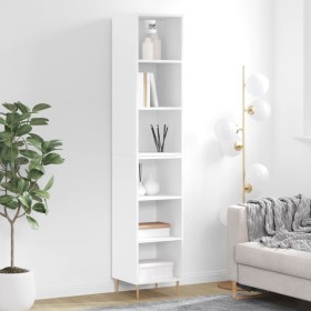 Tall white plywood sideboard 34.5x32.5x180 cm by vidaXL, Sideboards - Ref: Foro24-3189813, Price: 76,68 €, Discount: %