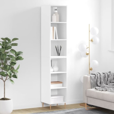 Tall white plywood sideboard 34.5x32.5x180 cm by vidaXL, Sideboards - Ref: Foro24-3189813, Price: 76,68 €, Discount: %