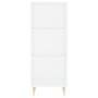 Tall white plywood sideboard 34.5x32.5x180 cm by vidaXL, Sideboards - Ref: Foro24-3189813, Price: 76,68 €, Discount: %