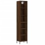 Tall brown oak plywood sideboard 34.5x32.5x180cm by vidaXL, Sideboards - Ref: Foro24-3189844, Price: 82,81 €, Discount: %