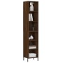 Tall brown oak plywood sideboard 34.5x32.5x180cm by vidaXL, Sideboards - Ref: Foro24-3189844, Price: 82,81 €, Discount: %