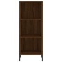 Aparador alto madera contrachapada roble marrón 34,5x32,5x180cm de vidaXL, Aparadores - Ref: Foro24-3189844, Precio: 82,81 €,...