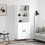 Tall white plywood sideboard 69.5x34x180 cm by vidaXL, Sideboards - Ref: Foro24-3189925, Price: 130,97 €, Discount: %