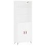 Tall white plywood sideboard 69.5x34x180 cm by vidaXL, Sideboards - Ref: Foro24-3189925, Price: 130,97 €, Discount: %